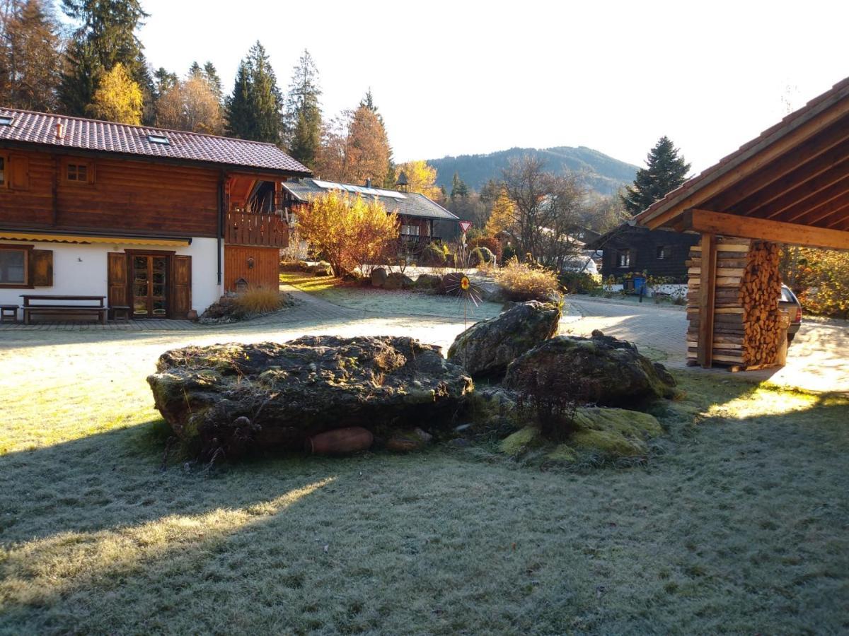 Huettenzauber Ferienwohnung Mitten Im Nationalpark Lindberg Exteriör bild